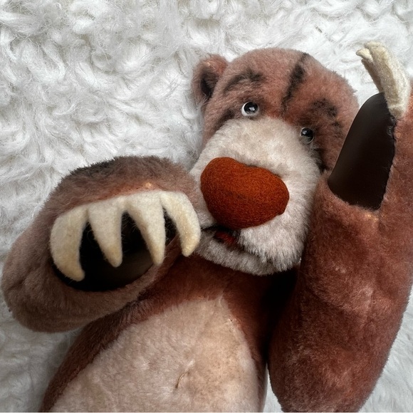 VTG 1968 Steiff Germany Baloo Bear The Jungle Book Character Plush - Picture 5 of 7